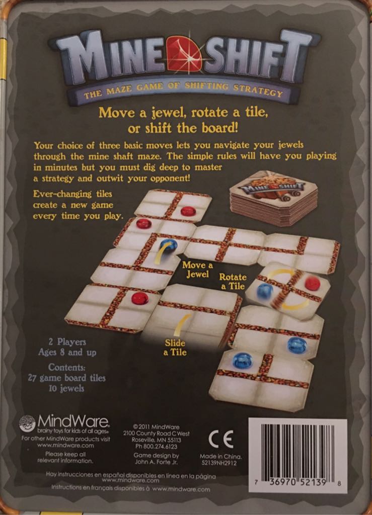 Mine Shift  (2) board game collectible [Barcode 736970521398] - Main Image 2