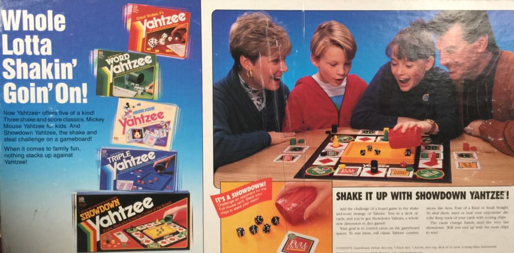 Yahtzee: Yahtzee Showdown  (3-4) board game collectible [Barcode 032244042027] - Main Image 2