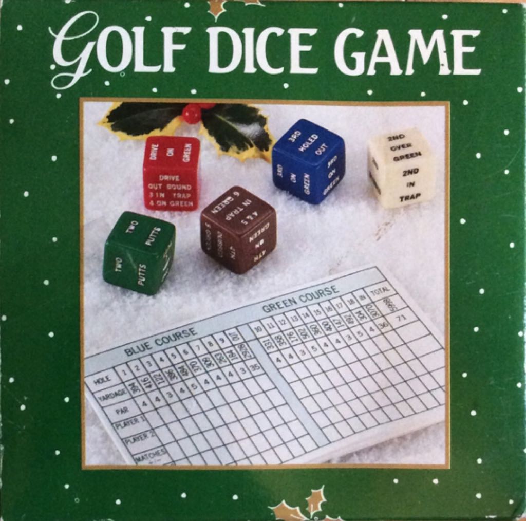 Golf Dice Game  (2-4) board game collectible [Barcode 739231007136] - Main Image 1