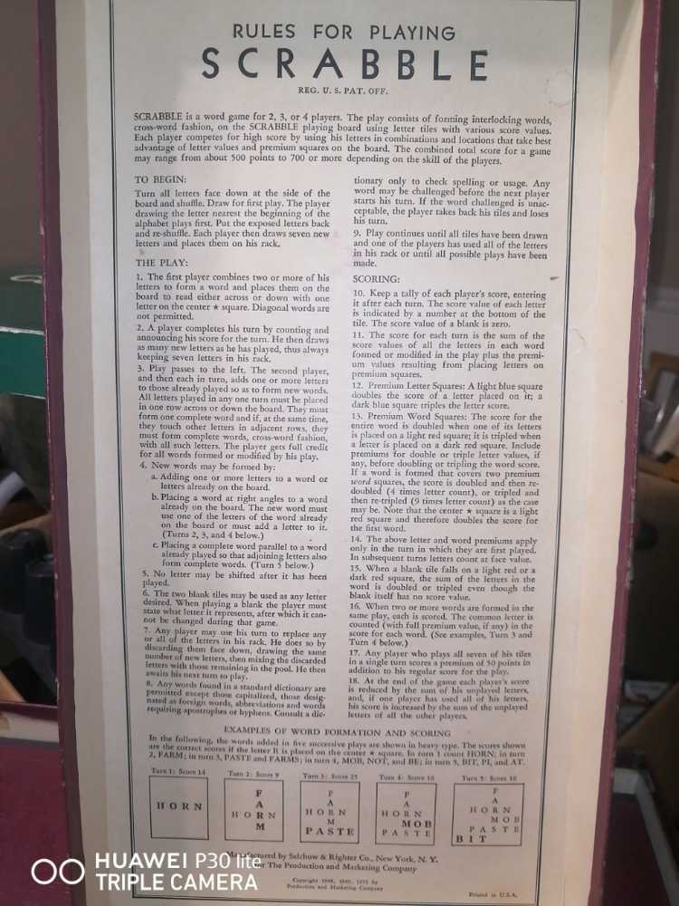 Scrabble  (2-4) board game collectible [Barcode 746775260682] - Main Image 3