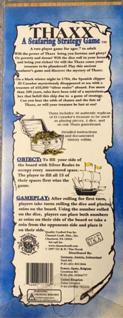 Thaxx  (2) board game collectible [Barcode 746887121062] - Main Image 2