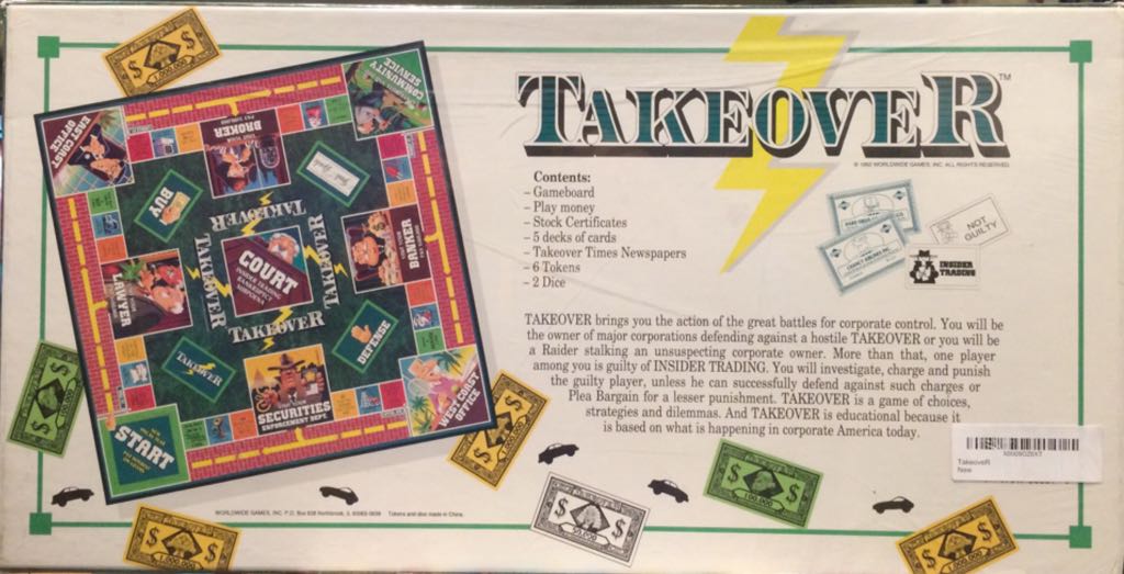 Takeover  (2-6) board game collectible [Barcode 747517000016] - Main Image 2