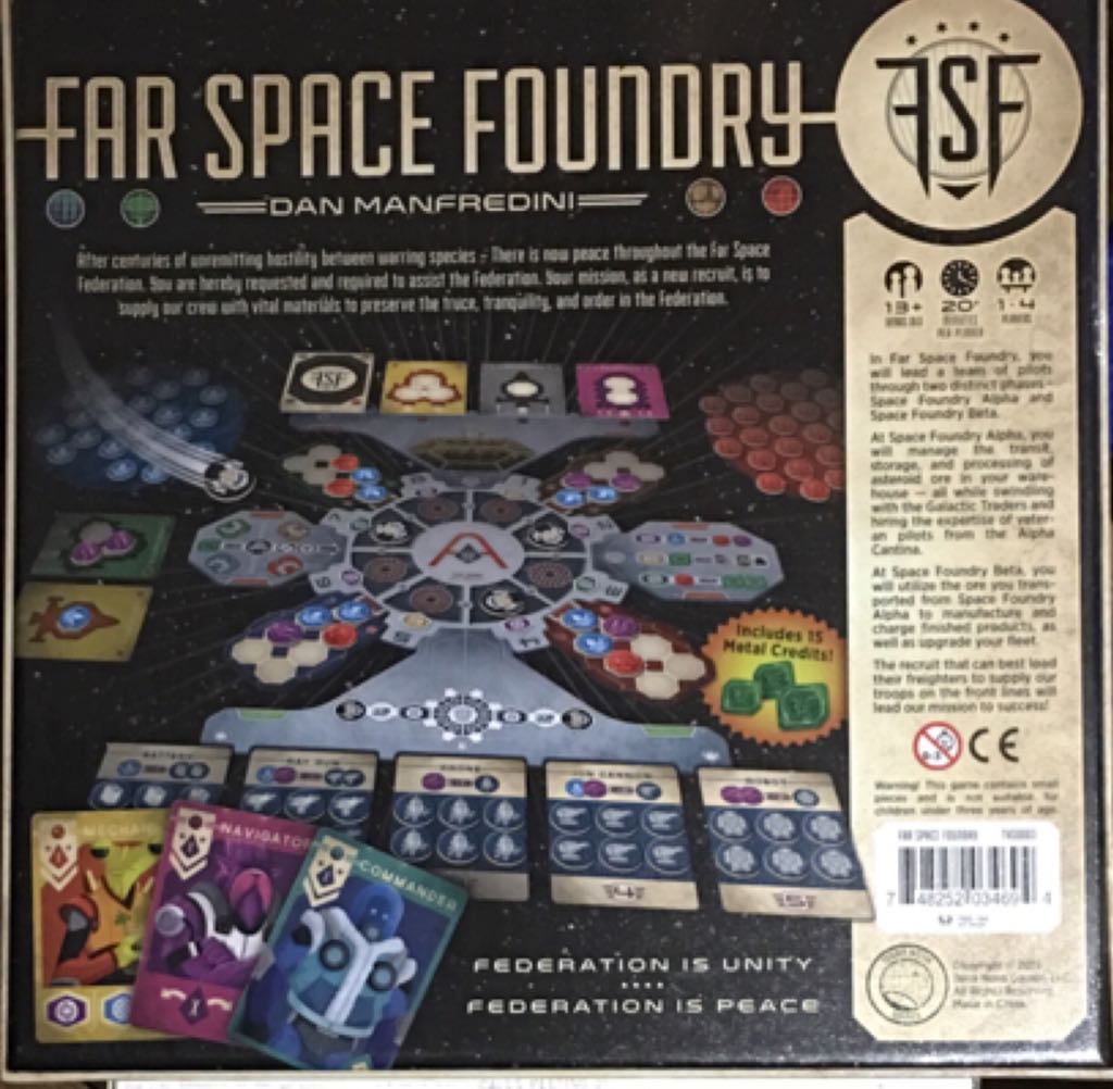 Far Space Foundry  (1-4) board game collectible [Barcode 748252034694] - Main Image 2