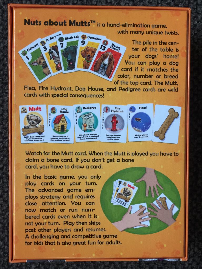 Nuts About Mutts (3–8 players | 7+ | 15–30 min.)  (3–8) board game collectible [Barcode 748252038197] - Main Image 2