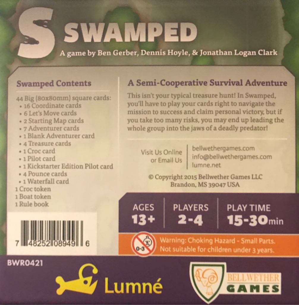 Swamped  board game collectible [Barcode 748252089496] - Main Image 2