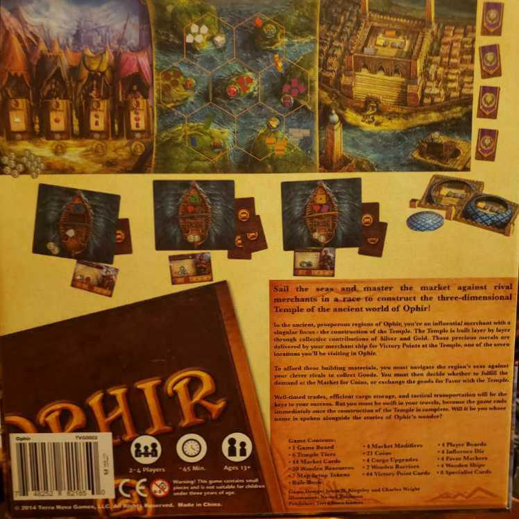 Ophir  (2-4) board game collectible [Barcode 748252821850] - Main Image 2