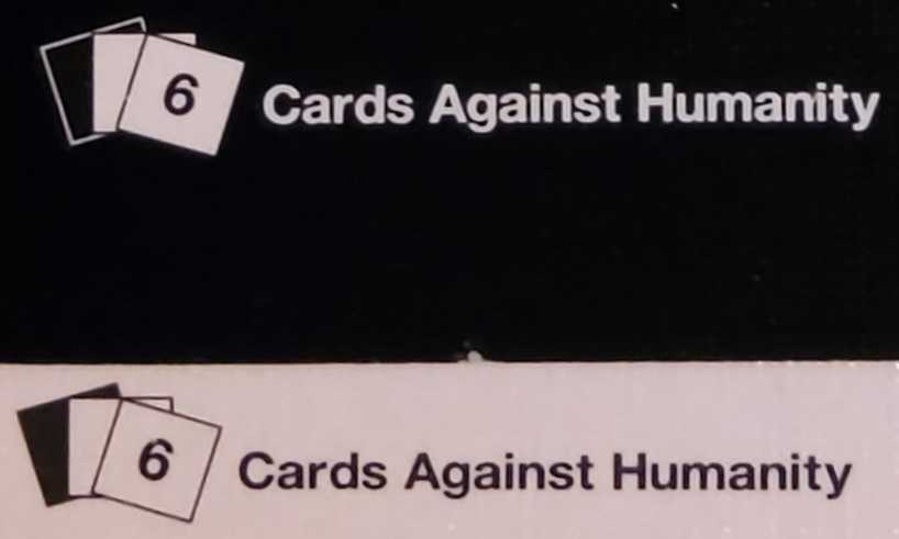 Cards Against Humanity: Sixth Expansion: Version 1.0   (4+) board game collectible [Barcode 754207313622] - Main Image 4
