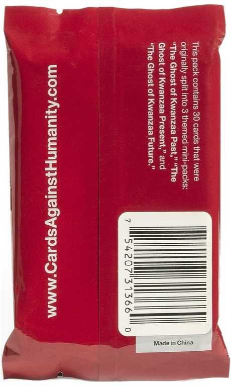 Cards Against Humanity: 2014 Holiday Pack  (4+) board game collectible [Barcode 754207313660] - Main Image 2
