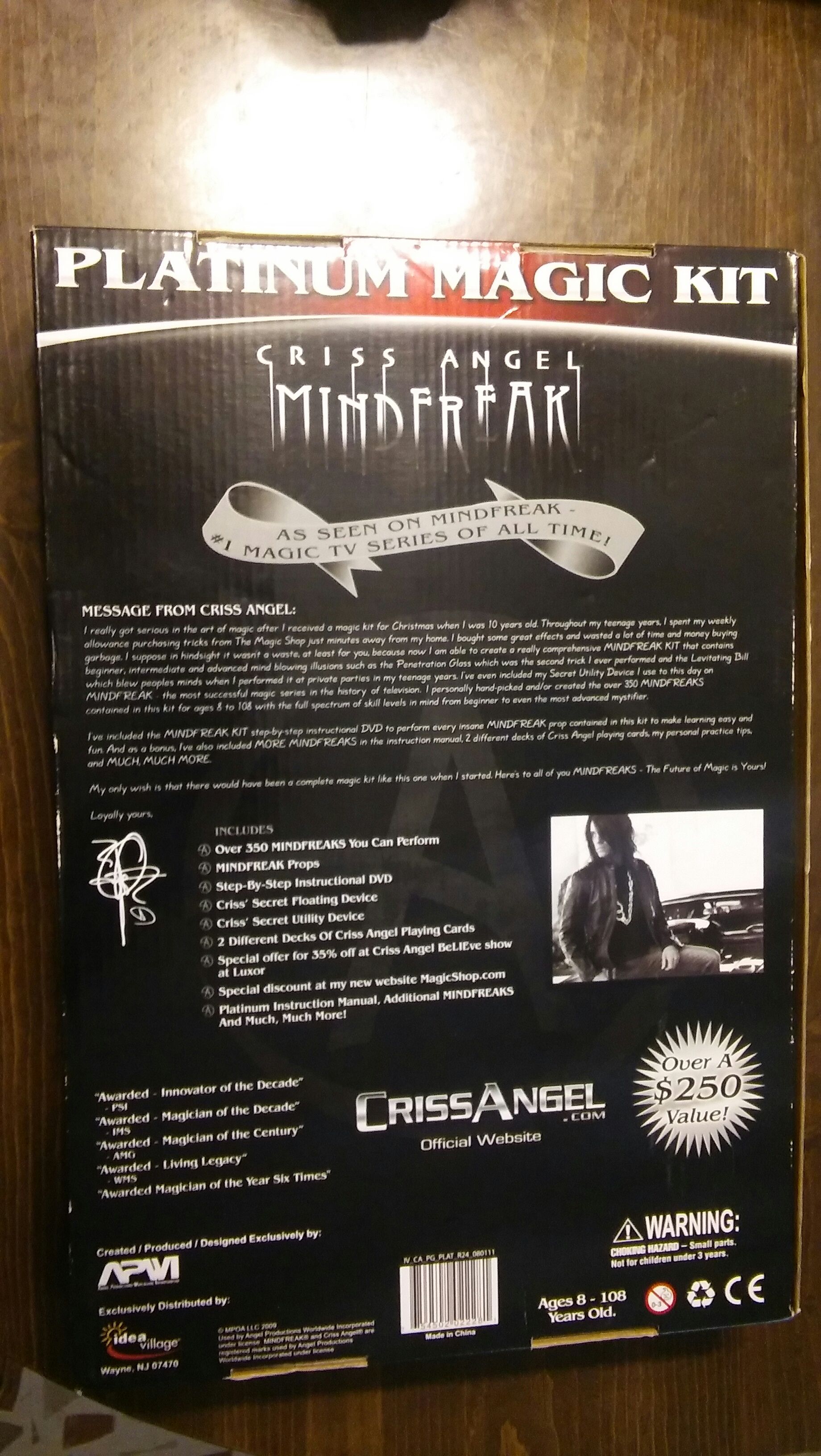Criss Angel Mindfreak Platinum Magic Kit  board game collectible [Barcode 754502022281] - Main Image 2