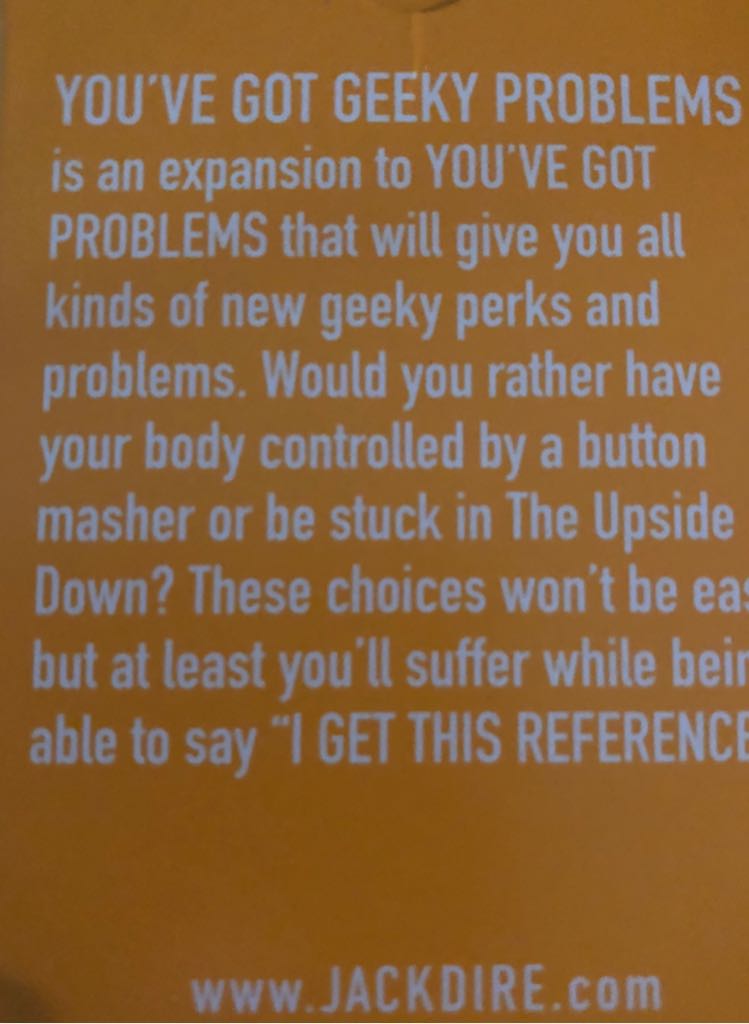 You’ve Got Geeky Problems  (3-10+) board game collectible [Barcode 757347605930] - Main Image 2