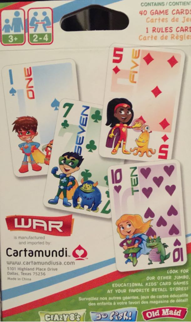 War  (4) board game collectible [Barcode 757951143309] - Main Image 2