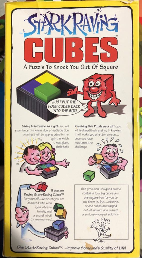 Stark Raving Cubes  (2) board game collectible [Barcode 758010011003] - Main Image 2