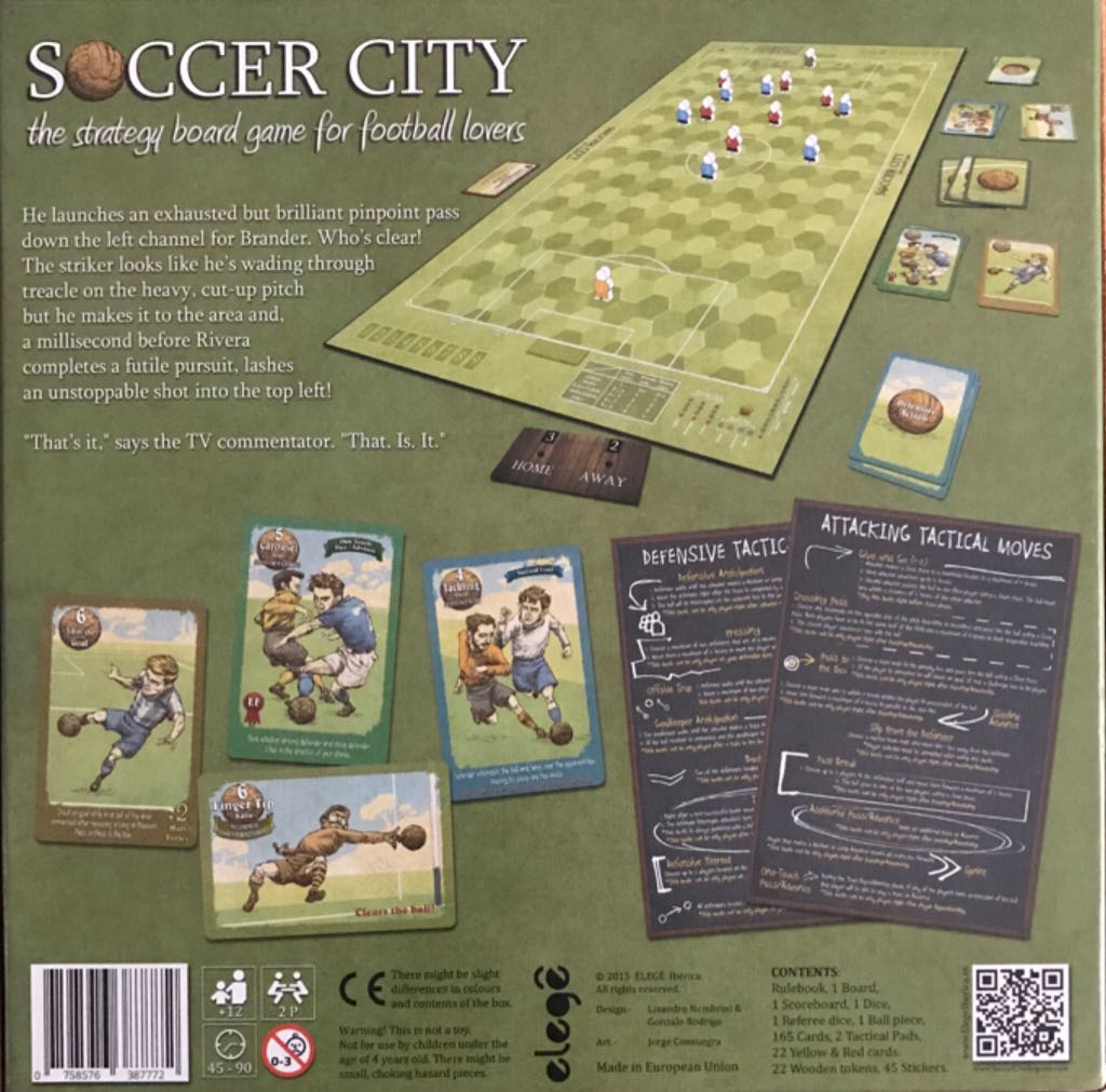 Soccer City  (2) board game collectible [Barcode 758576387772] - Main Image 2