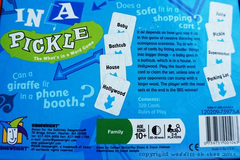 In A Pickle  (2-6) board game collectible [Barcode 759751001063] - Main Image 2