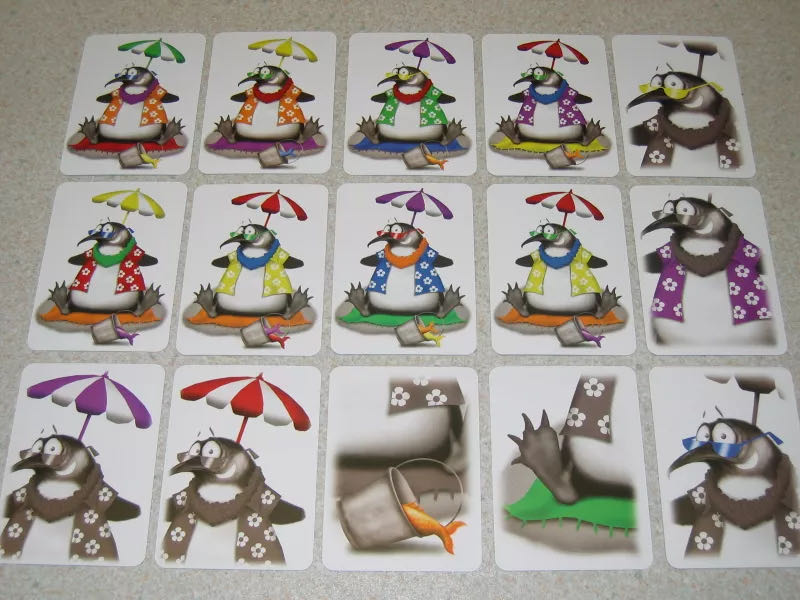 Match of the Penguins  (2-6) board game collectible [Barcode 759751002329] - Main Image 4