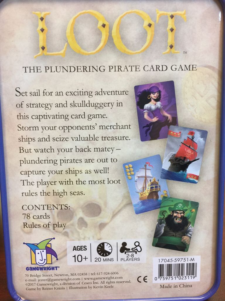 Loot  (2-8) board game collectible [Barcode 759751023119] - Main Image 2