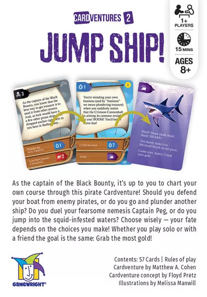 Jump Ship   (1+) board game collectible [Barcode 759751036027] - Main Image 2