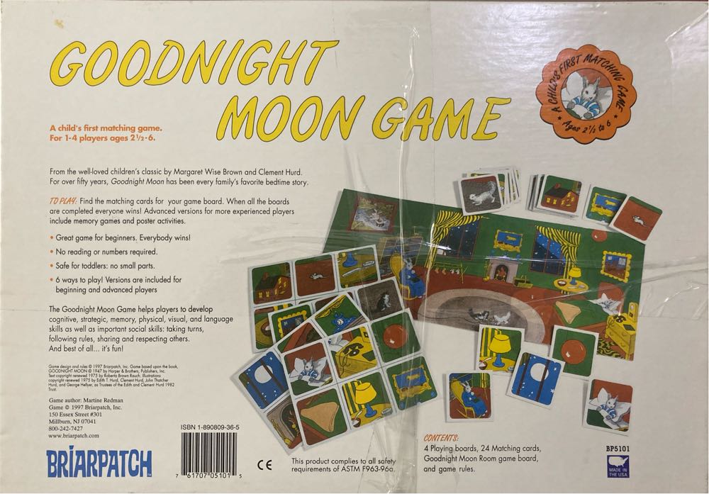 GoodNight Moon Game  (1-4) board game collectible [Barcode 761707051015] - Main Image 2