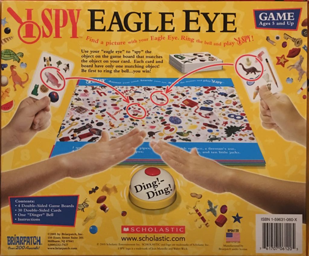 I Spy: Eagle Eye  (2-4) board game collectible [Barcode 761707061205] - Main Image 2