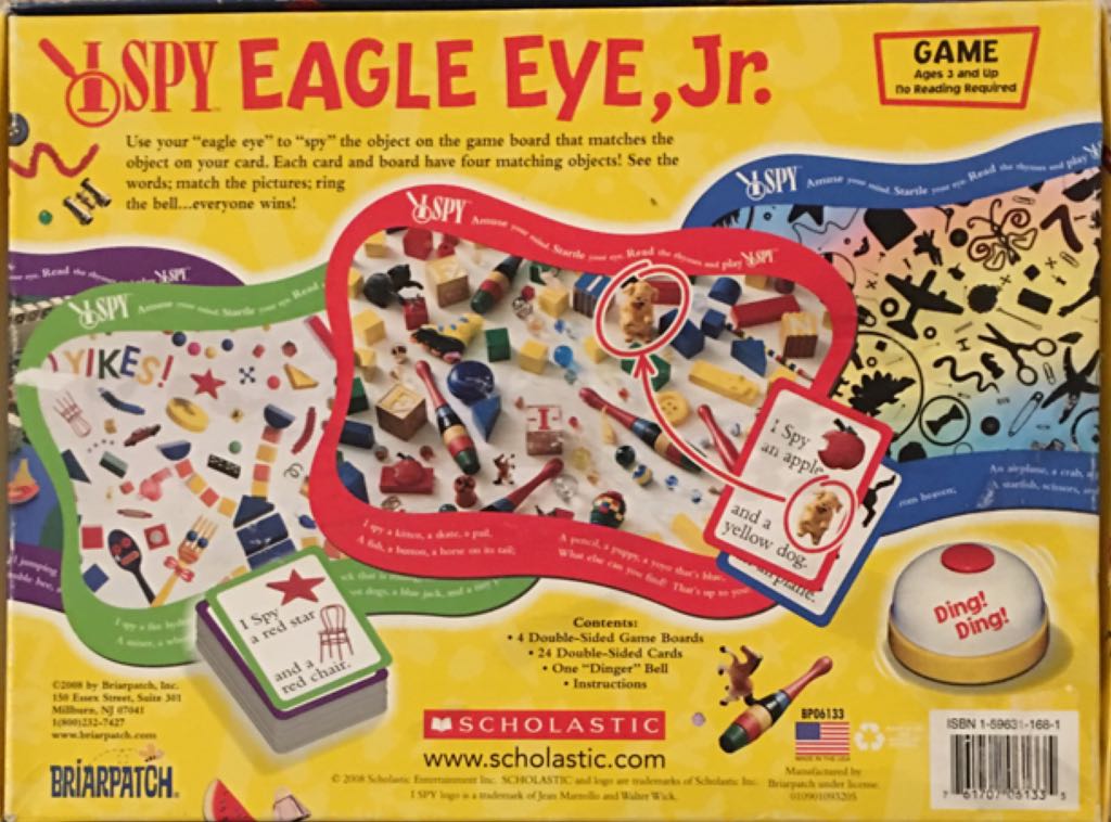 I Spy Eagle Eye, Jr.  (2-4) board game collectible [Barcode 761707061335] - Main Image 2