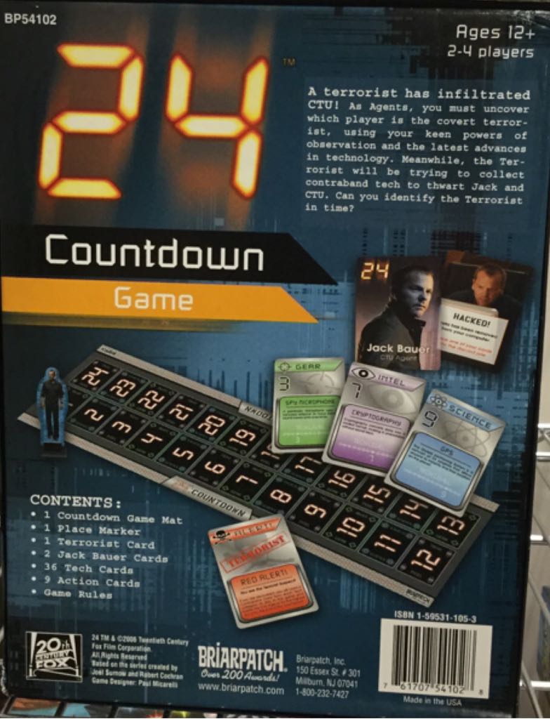 24 Countdown Game  (4) board game collectible [Barcode 761707541028] - Main Image 2