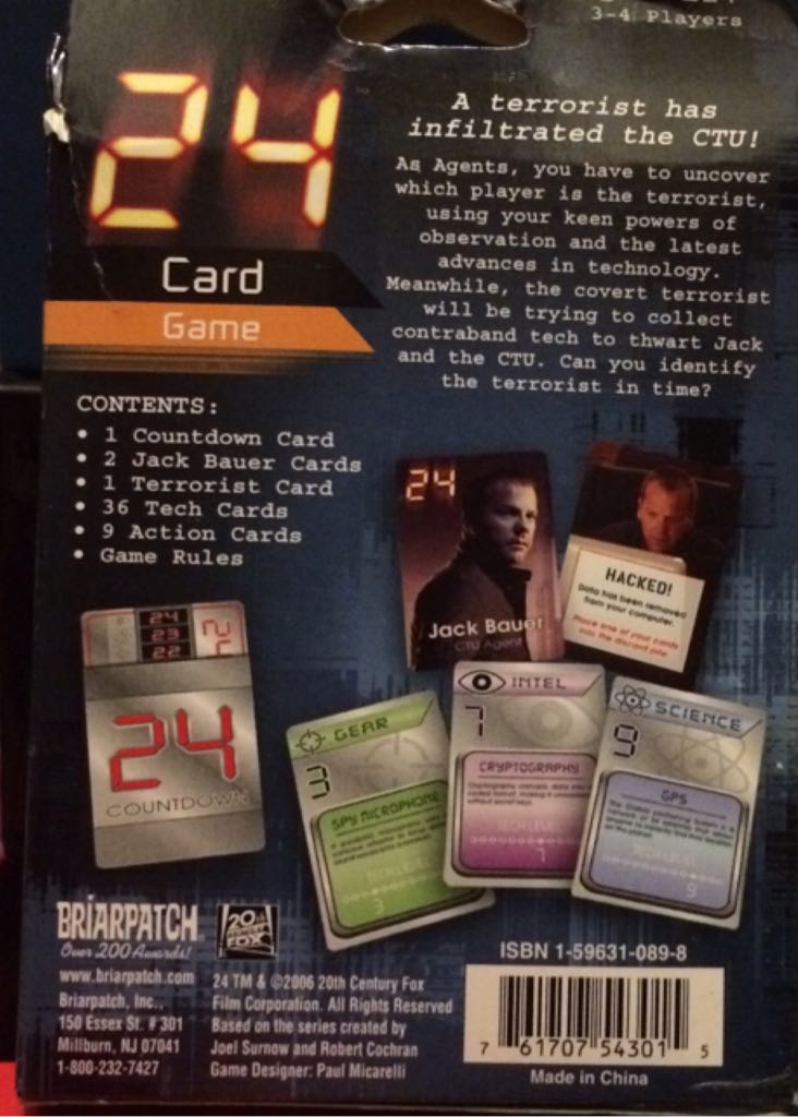 24 Card Game  (3-4) board game collectible [Barcode 761707543015] - Main Image 2