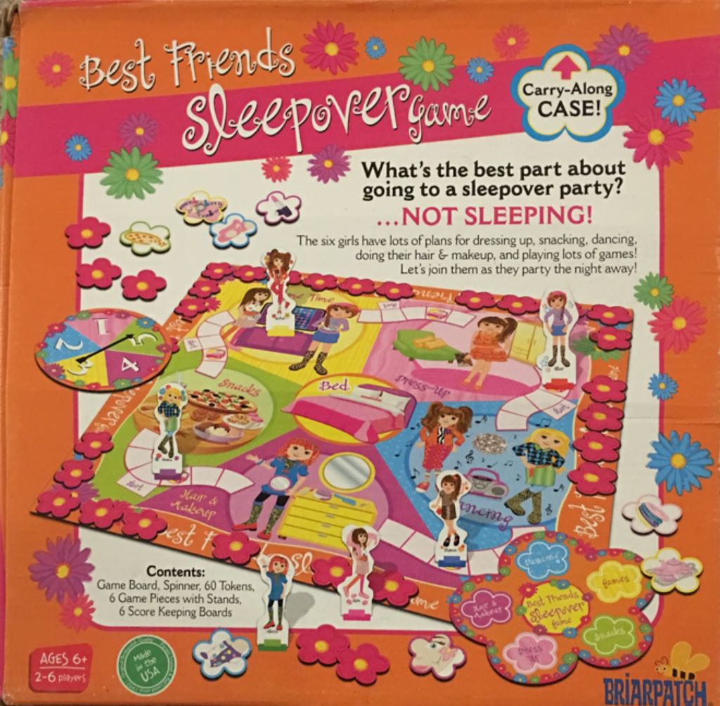 Best Friends Sleepover Game  (2-6) board game collectible [Barcode 761707801054] - Main Image 2