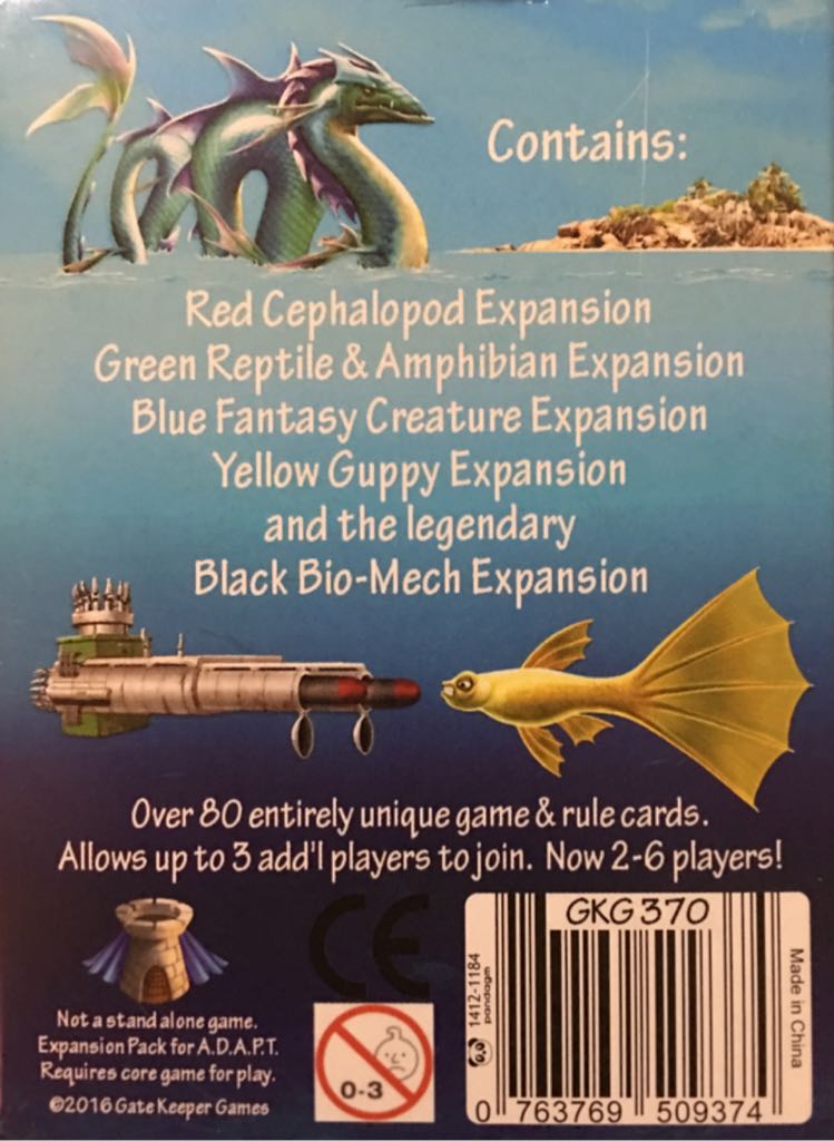 A.D.A.P.T. 5-in-1 Expansion Pack  (2-6) board game collectible [Barcode 763769509374] - Main Image 2