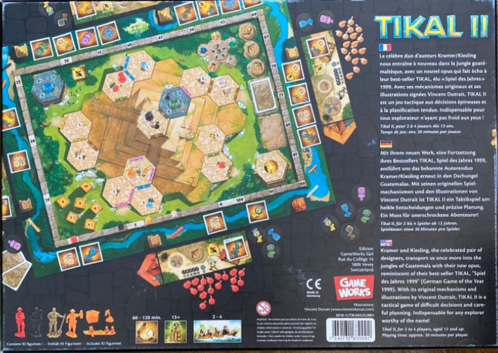 Tikal II: The Lost Temple  (2-4) board game collectible [Barcode 7640131630092] - Main Image 2