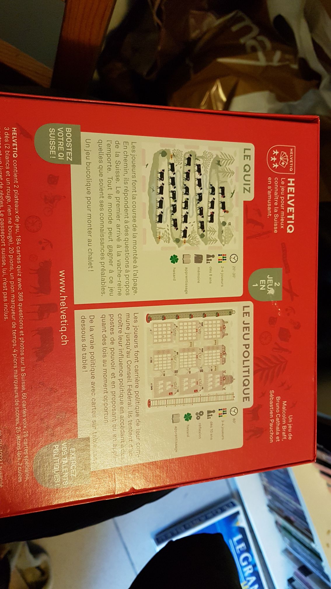 Helvetiq le jeu suisse  (2-4) board game collectible [Barcode 7640139530011] - Main Image 2