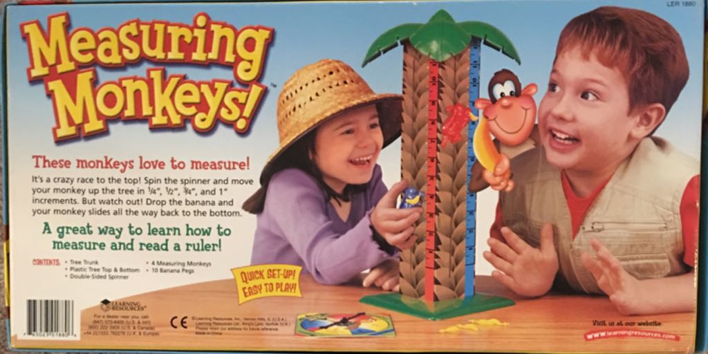 Measuring Monkeys!  (2-4) board game collectible [Barcode 765023018806] - Main Image 2