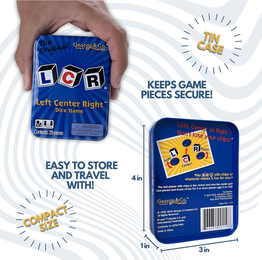 Left, Center, Right  (3+) board game collectible [Barcode 766631001198] - Main Image 3