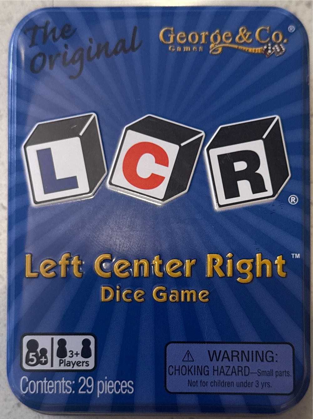 Left, Center, Right  (3+) board game collectible [Barcode 766631001198] - Main Image 4