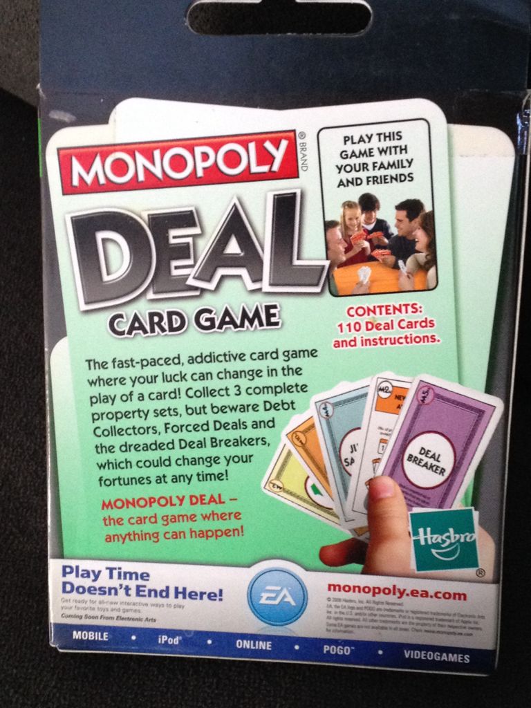 Monopoly Deal  (2-5) board game collectible [Barcode 7673768367338] - Main Image 2