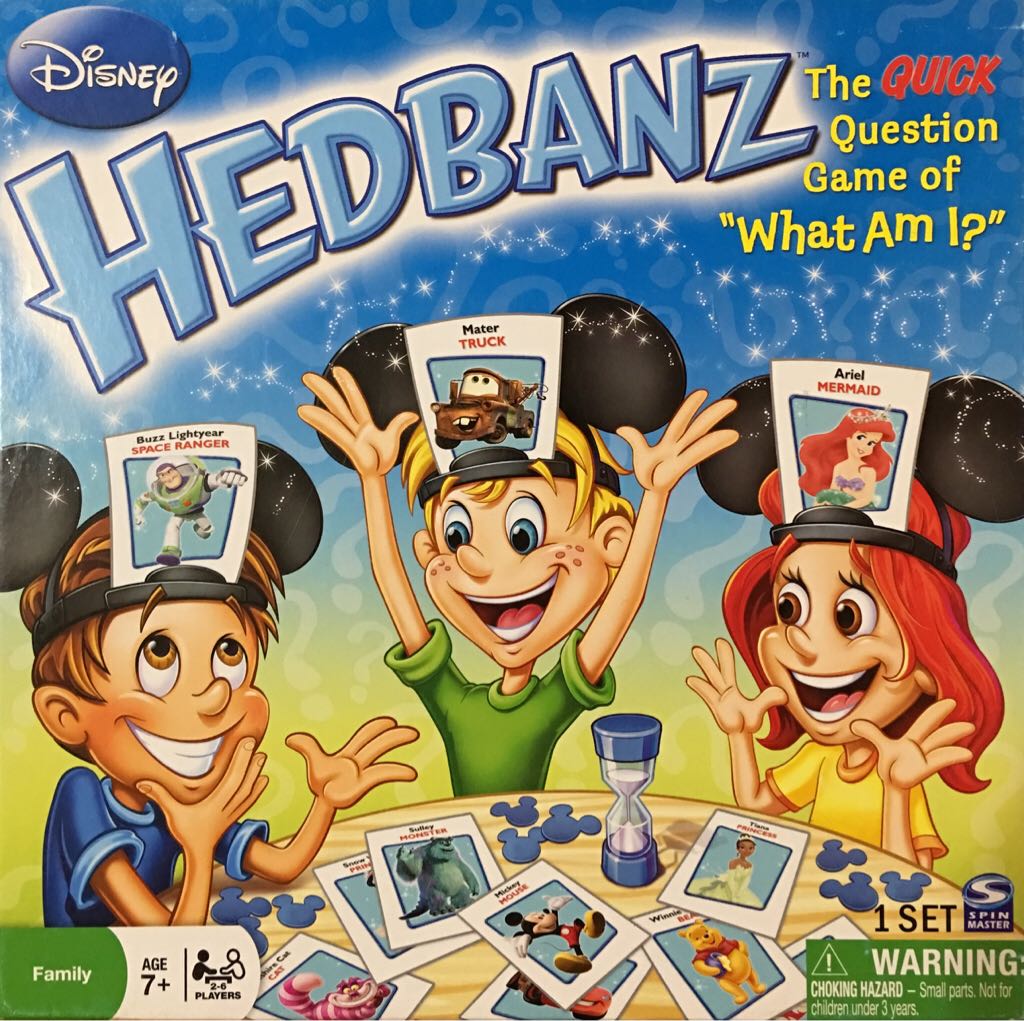 Hedbanz: Disney  (2-6) board game collectible [Barcode 778988007822] - Main Image 1