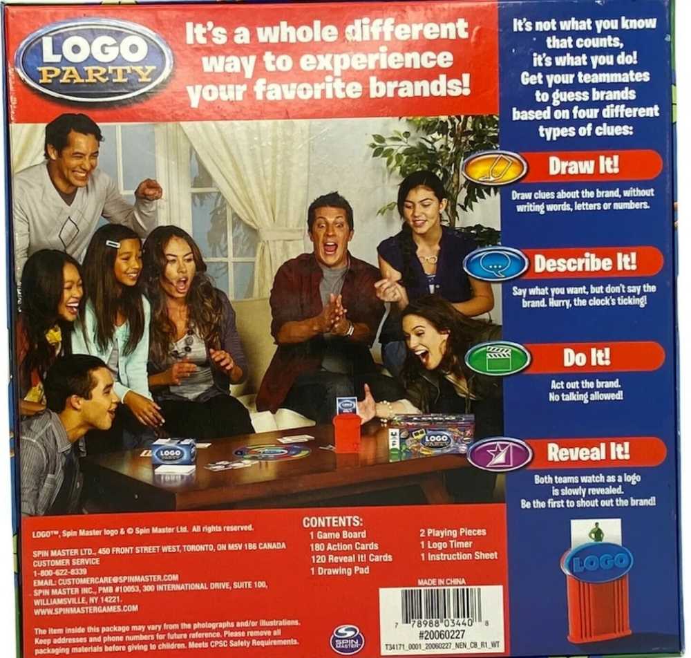 Logo party  (2 Teams) board game collectible [Barcode 778988034408] - Main Image 3