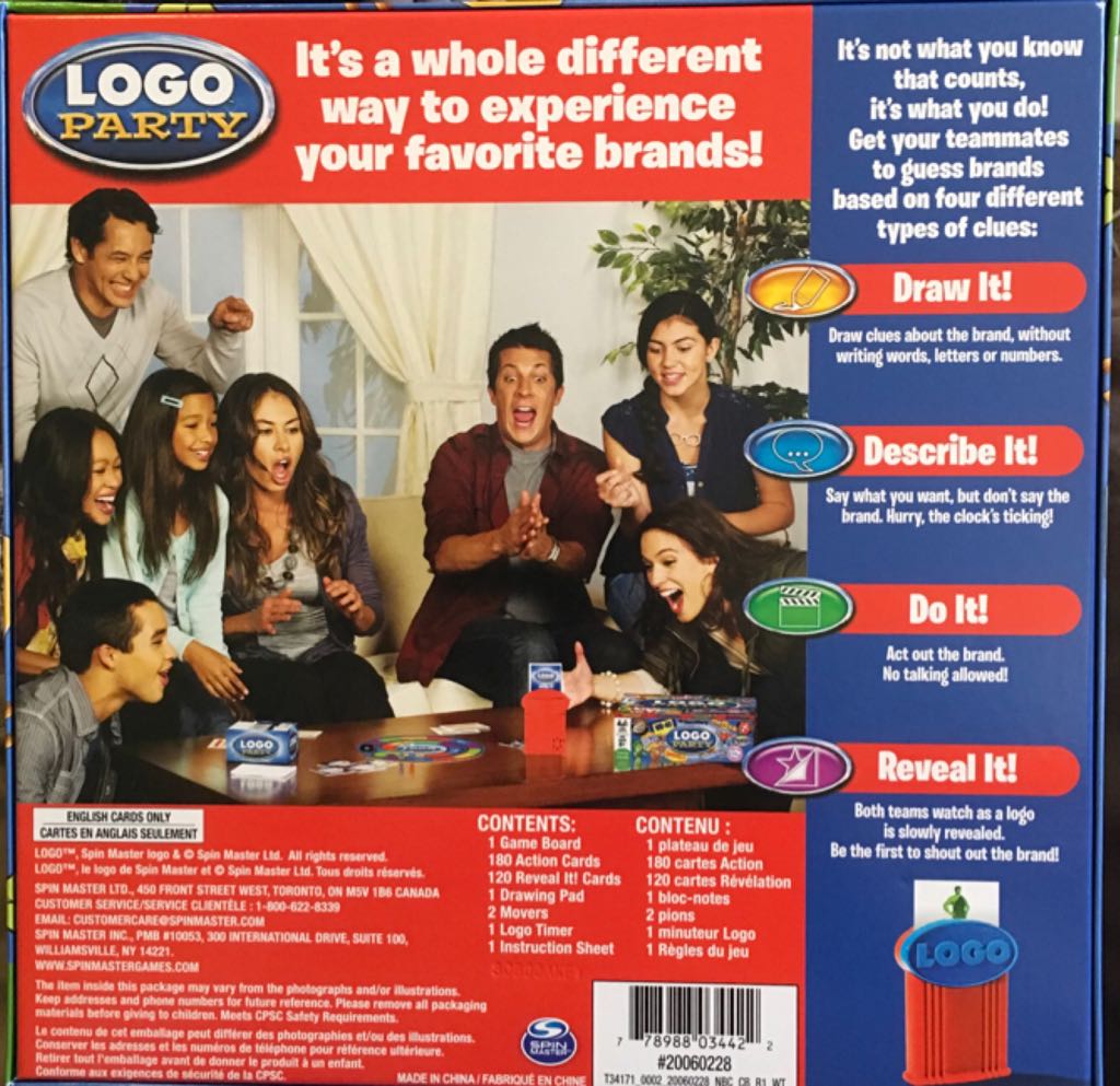 Logo Party  (2 Teams) board game collectible [Barcode 778988034422] - Main Image 2