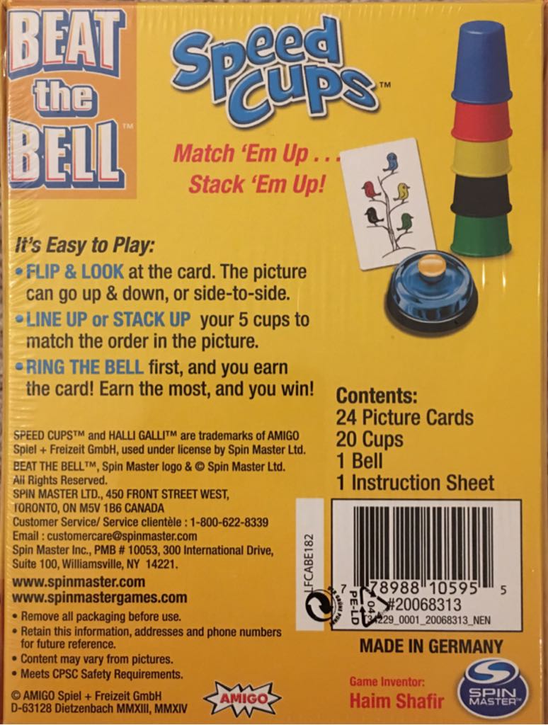 Speed Cups  (2-4) board game collectible [Barcode 778988105955] - Main Image 2