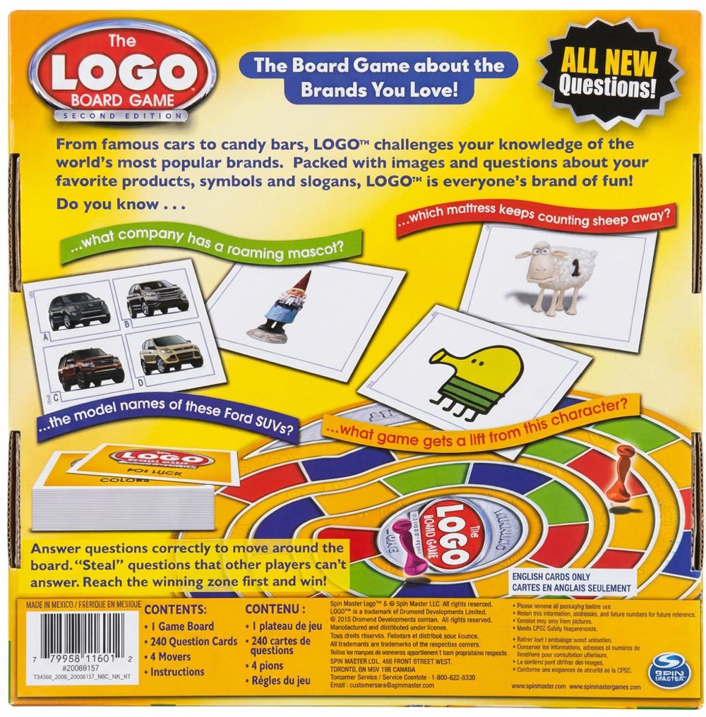 Logo Board Game: Second Edition, The  (2+) board game collectible [Barcode 778988116012] - Main Image 2