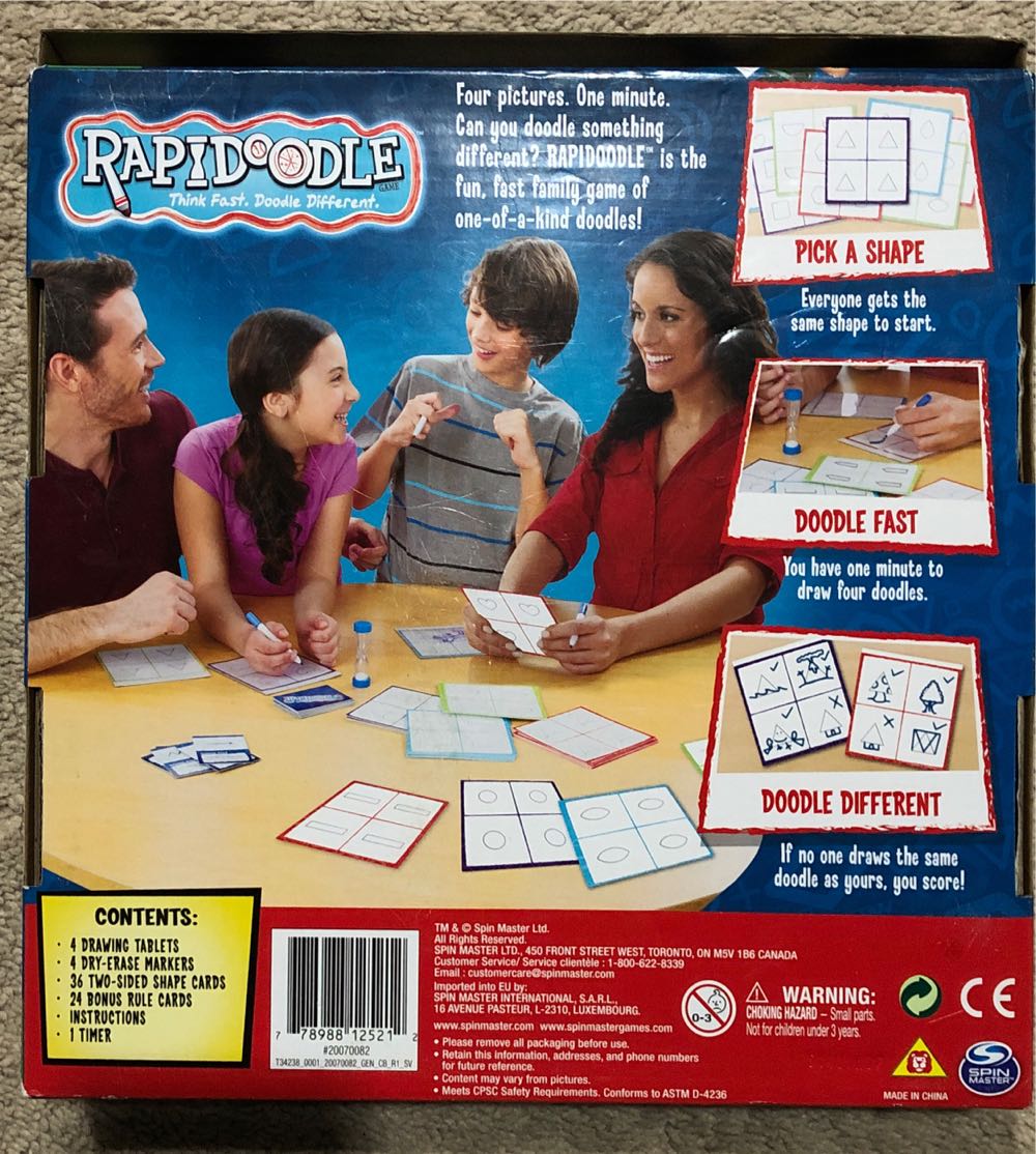 Rapidoodle  (2-4) board game collectible [Barcode 778988125212] - Main Image 2