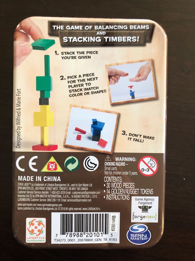 Stack Jack  (2-6) board game collectible [Barcode 778988201015] - Main Image 2