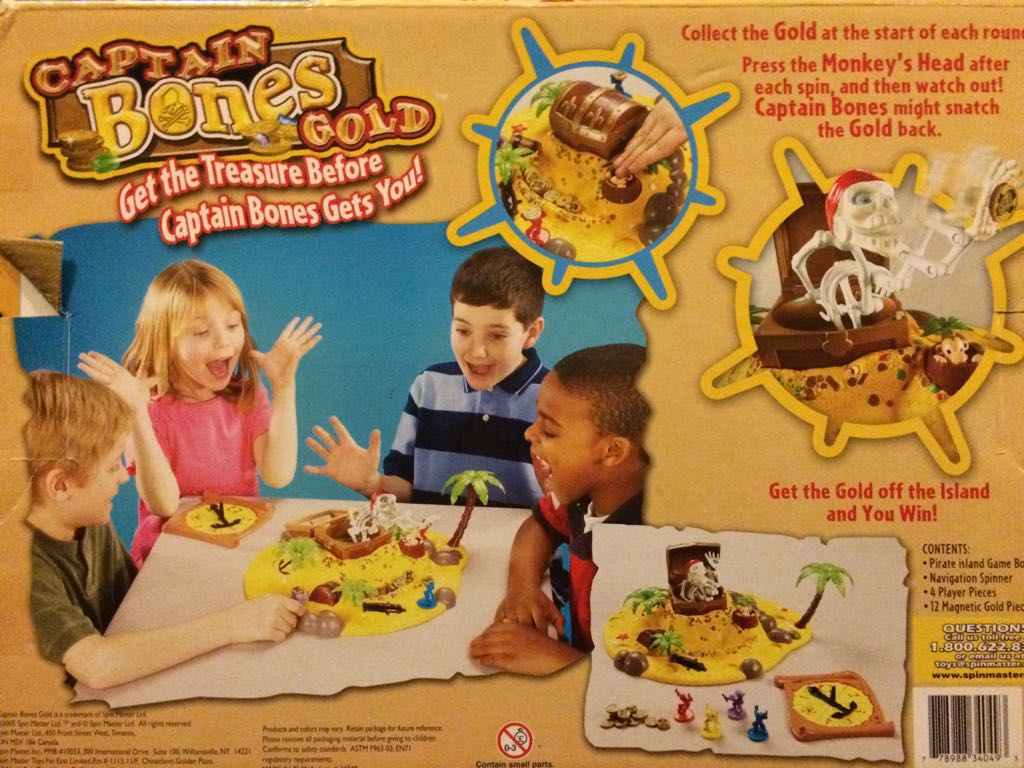 Captain Bones Gold  (4) board game collectible [Barcode 778988340493] - Main Image 2