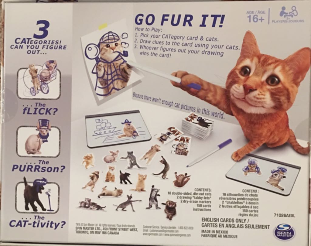 Cat Game, The  (6) board game collectible [Barcode 778988667484] - Main Image 2
