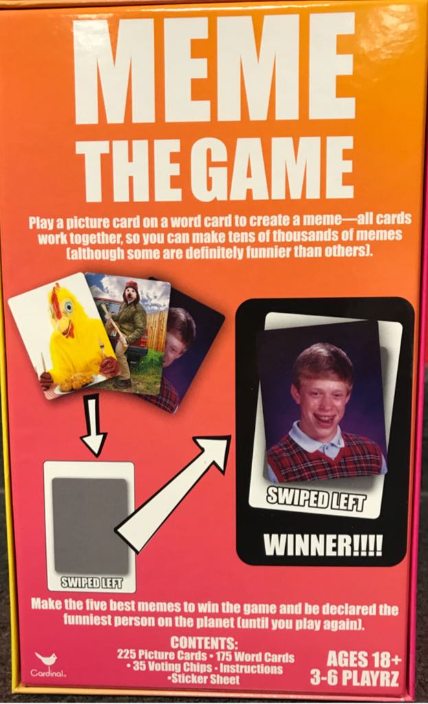 Meme The Game   (3-6) board game collectible [Barcode 778988709306] - Main Image 2