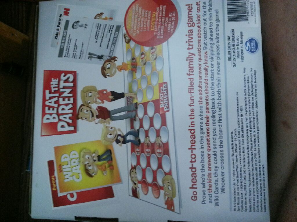 Beat the parents  (2+) board game collectible [Barcode 778988914458] - Main Image 2