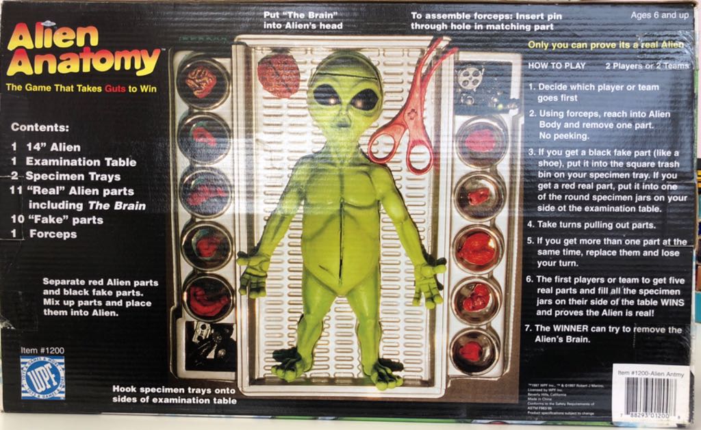 Alien Anatomy  (2+) board game collectible [Barcode 788293012008] - Main Image 2