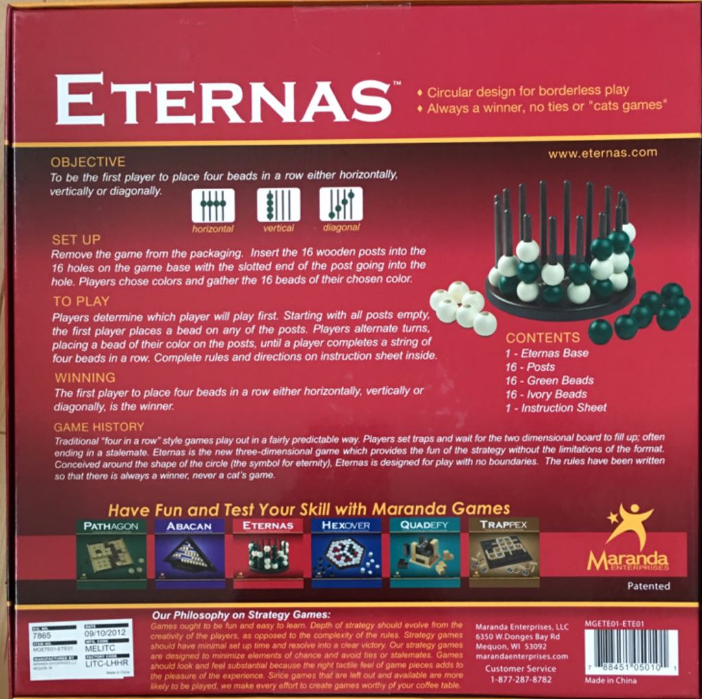 Eternas  (2) board game collectible [Barcode 788451050101] - Main Image 2