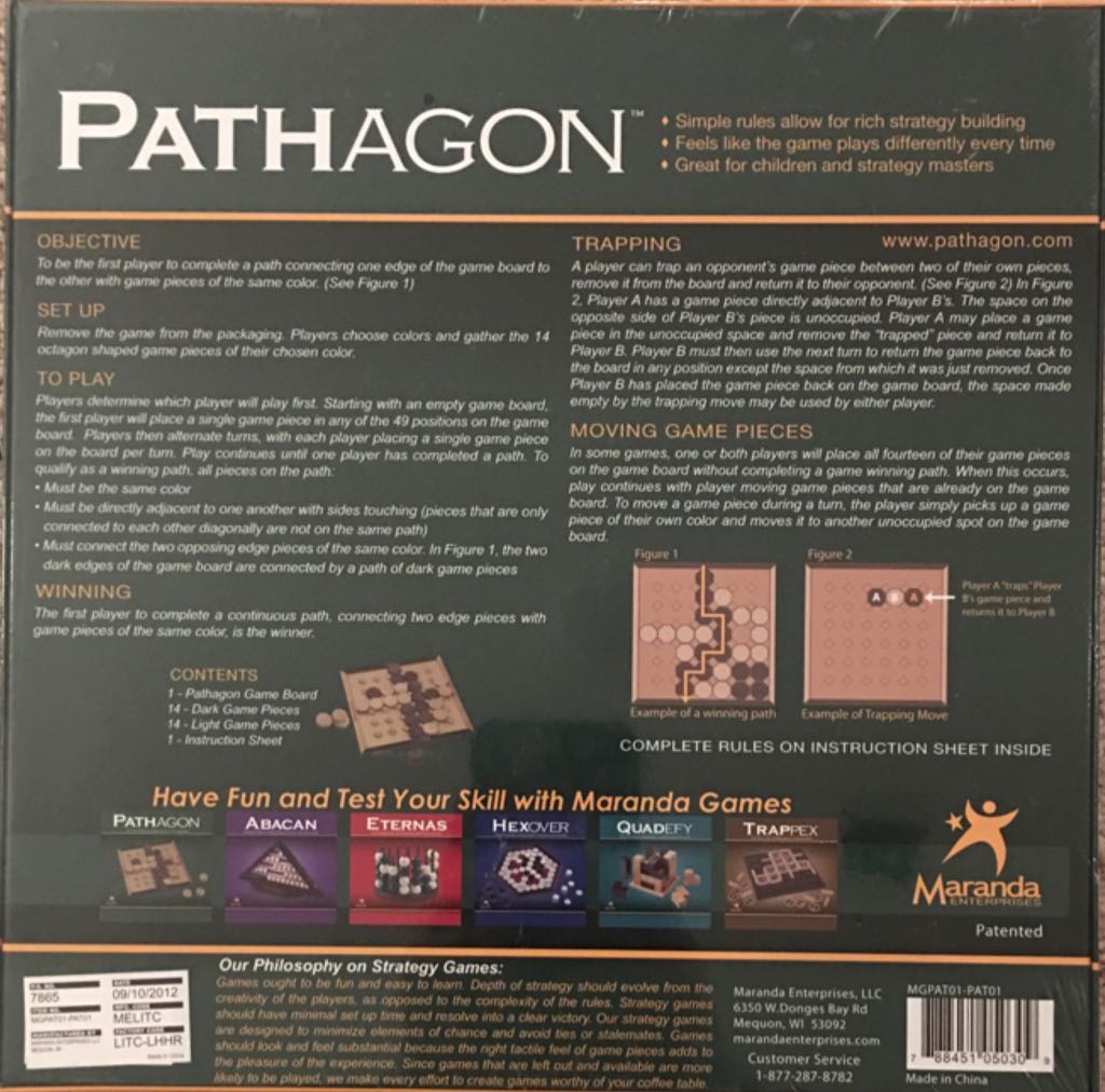 Pathagon  (2 Players) board game collectible [Barcode 788451050309] - Main Image 2