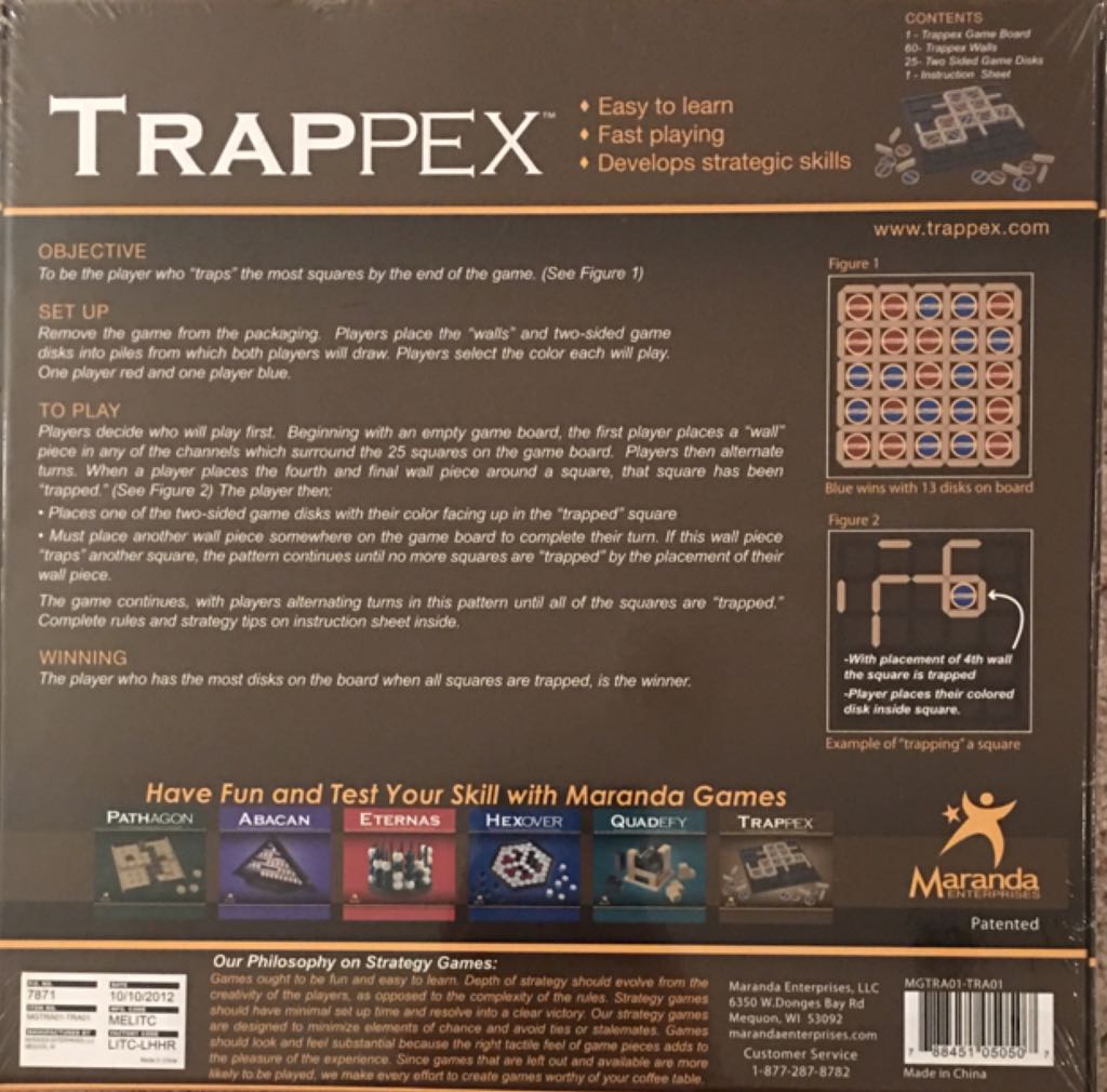 Trappex  (2) board game collectible [Barcode 788451050507] - Main Image 2