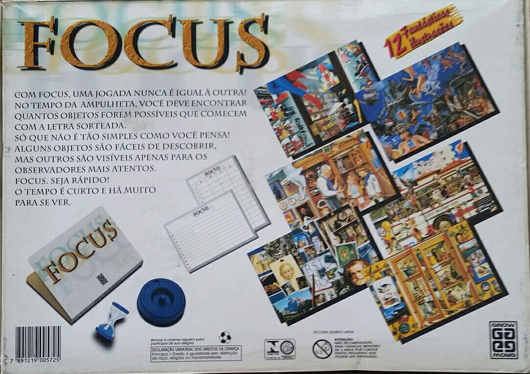 Focus SPIEL des Jahres 1981  (2+) board game collectible [Barcode 7891219005725] - Main Image 2